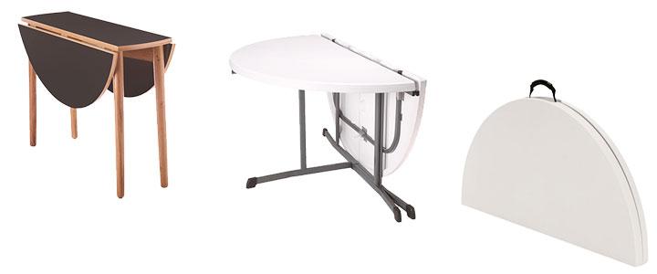 Cómo guardar la mesa plegable redonda en casa o en el jardín